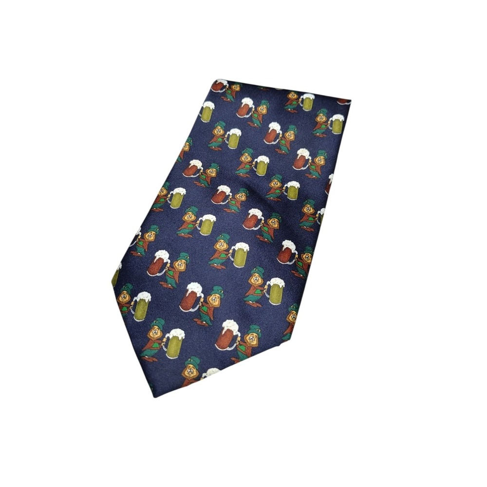 Romario‎ Manzini Irish Pub Beer Novelty Mens Tie leprechaun